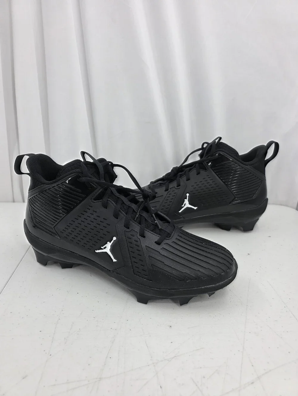 New Jordan Force Savage 3 S P Football Cleats Black White FJ4971-001 Men Size 15